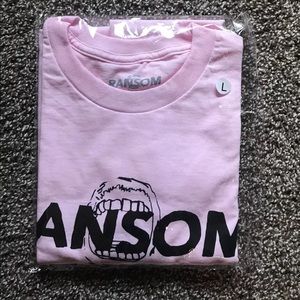 Ransom Classic Mouth Logo Tee Pink